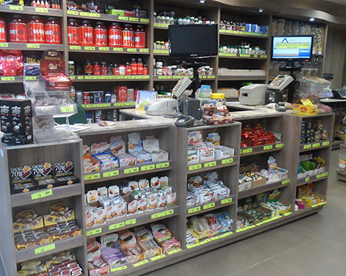 Fábrica de balcão para mercado