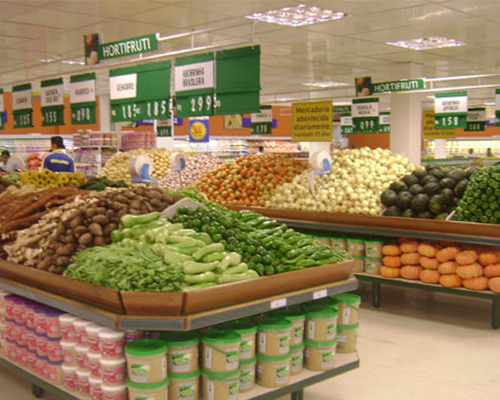 Gôndolas para hortifruti