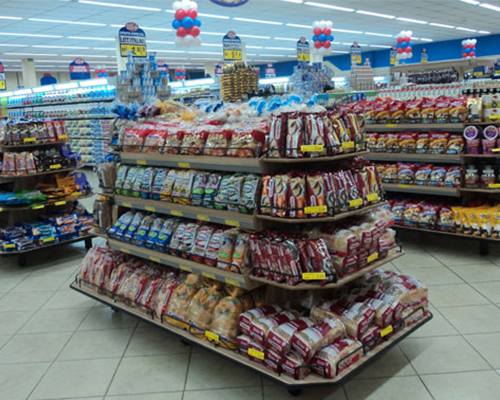 Gôndolas para mercearia