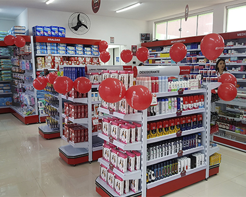 Gôndolas para perfumaria