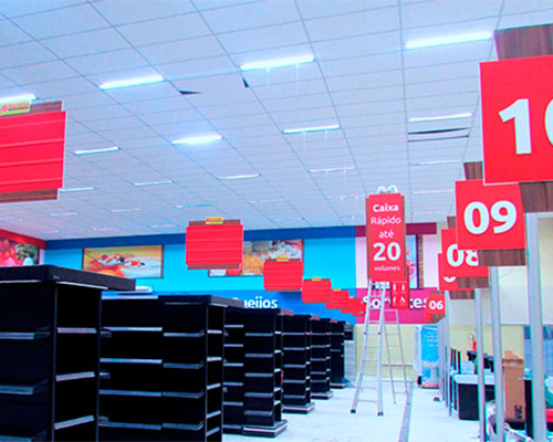 Montagem de supermercado